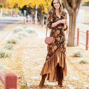 Anthropologie wrap dress